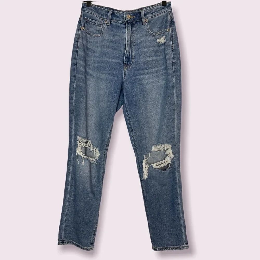 American Eagle Distressed Mom Jean 6